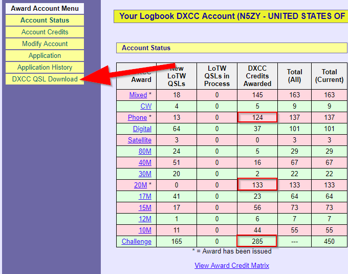 2018-08-21 - Logbook DXCC Award Account.png